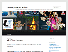Tablet Screenshot of langleycameraclub.com